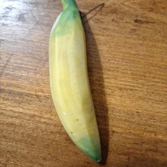 Vintage Italian Polished Alabaster Stone Fruit/Banana Pear Food Decor - Picture 10 of 11